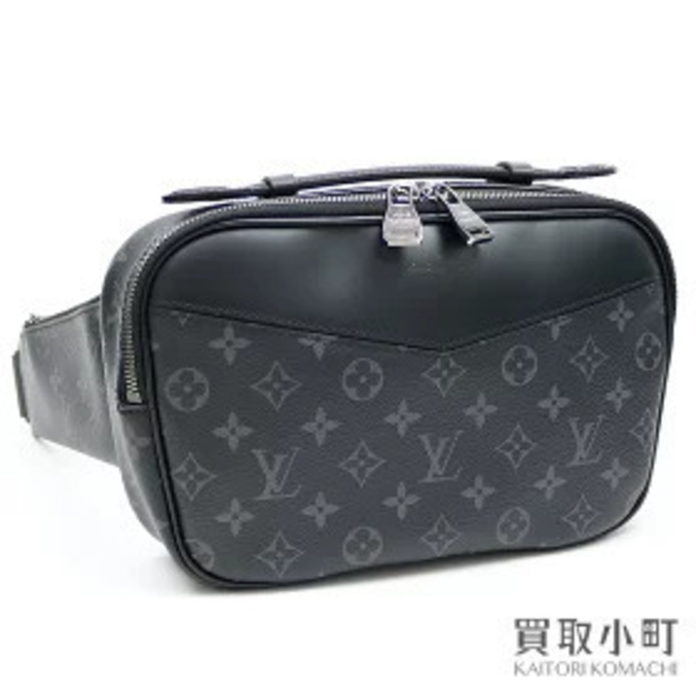 Louis Vuitton Bum bag Monogram Eclipse Black Crossbody Shoulder Bag Sling LV